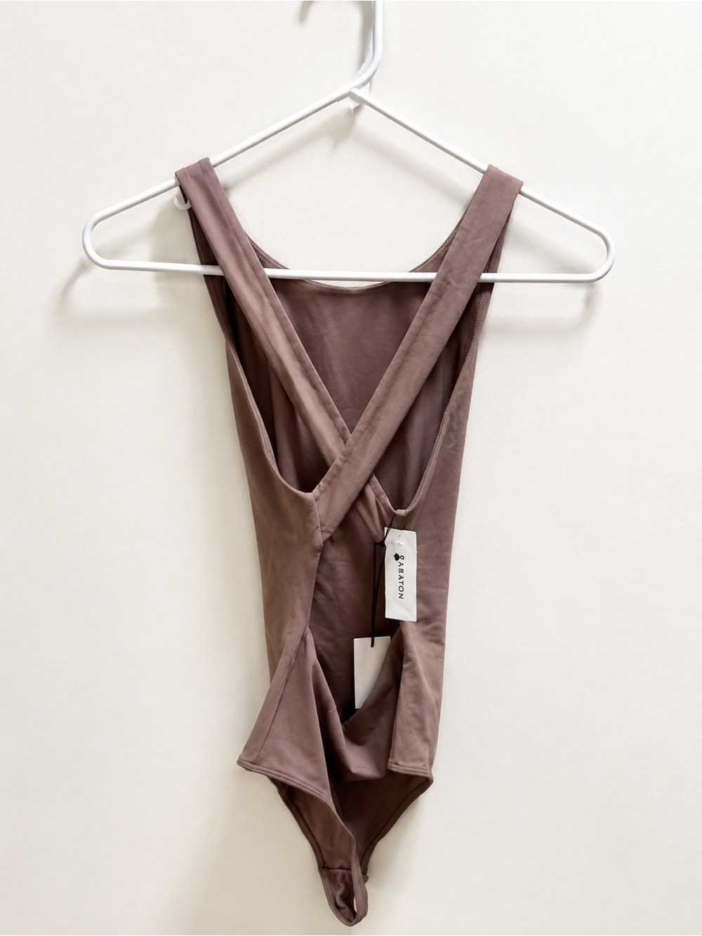 Babaton Taupe Crossback Jumpsuit - Picture 3 of 8